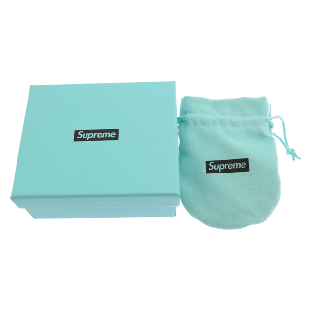 Supreme(シュプリーム)のSUPREME シュプリーム 21AW Tiffany&Co. Return To Tiffany Oval Tag Keyring ティファニー リターントゥティファニー オーバルタグキーリング キーホルダー シルバー メンズのファッション小物(キーホルダー)の商品写真