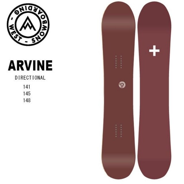 スノーボード板　レディース　新品　今期モデル　WEST ARVINE 148