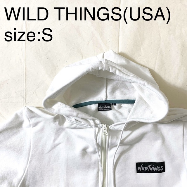 WILD THINGS(USA)ビンテージハーブジップスウェットパーカ