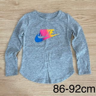 ナイキ(NIKE)の美品 NIKE 長袖Tシャツ グレー 2T 美品 ナイキ(Tシャツ/カットソー)