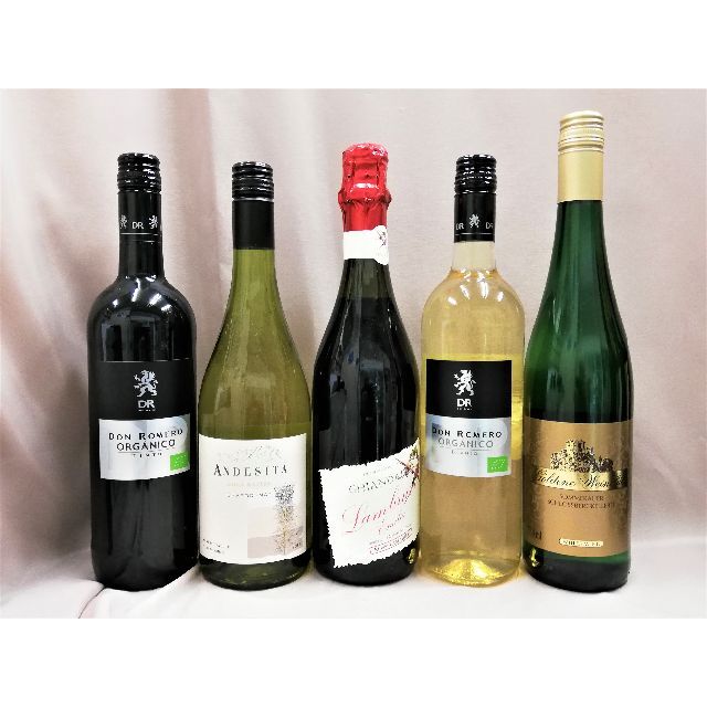 特価ワイン　世界各国　スパーク,オーガニック　含む　赤白ロゼ 計10本　ｔ 食品/飲料/酒の酒(ワイン)の商品写真