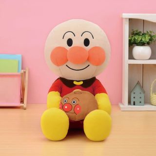 【未使用】アンパンマン ばいきんまん メガジャンボ ぬいぐるみ 小物入れ