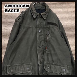 アメリカンイーグル(American Eagle)の【アメリカンイーグル】アウター　ブルゾン　アーミー　カーキー　ワンポイント　ｗｗ(その他)