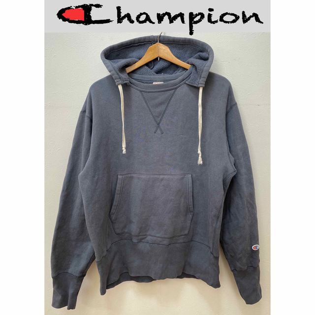 【希少】 50-60s 復刻ランタグ Champion パーカー 切り抜きV