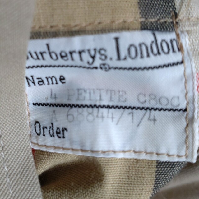 BURBERRY(バーバリー)の英国製 １枚袖 BURBERRY バーバリー ステンカラーコート レディースM レディースのジャケット/アウター(ロングコート)の商品写真