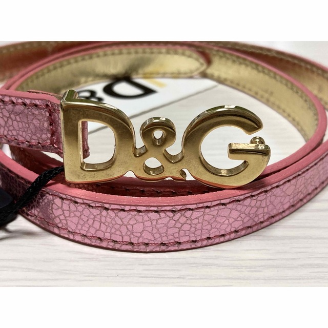 D\u0026G Dolce\u0026Gabbana ベルト　可愛い　ピンク