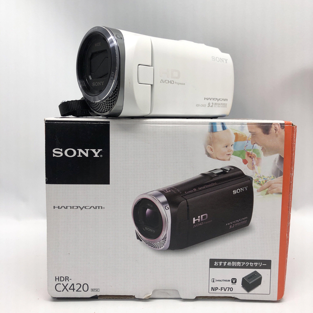 純正激安SONY - ソニー SONY ビデオカメラ Handycam CX420 ホワイトの