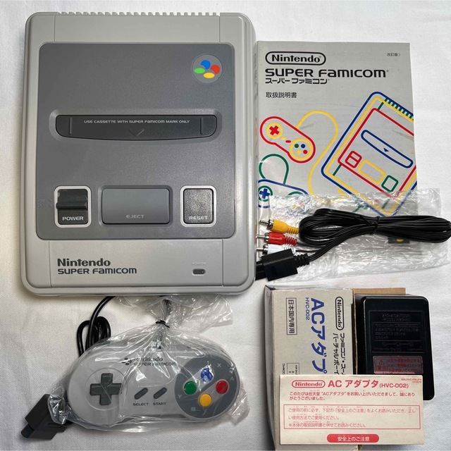 【美品】スーパーファミコン SFC 本体 スーファミ 動作確認済み 説明書付き