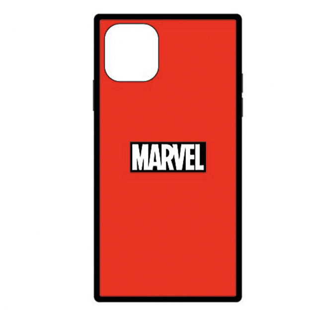 MARVEL(マーベル)の新品　iPhone11pro ケース　マーベル　赤　ガラス　ハイブリッド　ケース スマホ/家電/カメラのスマホアクセサリー(iPhoneケース)の商品写真