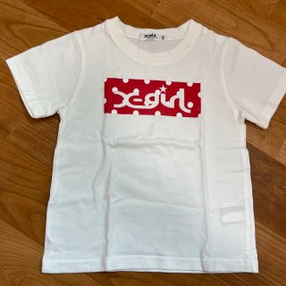 エックスガールステージス(X-girl Stages)のX-girl子供女の子Tシャツ半袖(Tシャツ/カットソー)