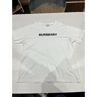 バーバリー(BURBERRY)のバーバリー　コットン　ロゴ　Tシャツ　ホワイト　S(Tシャツ/カットソー(半袖/袖なし))