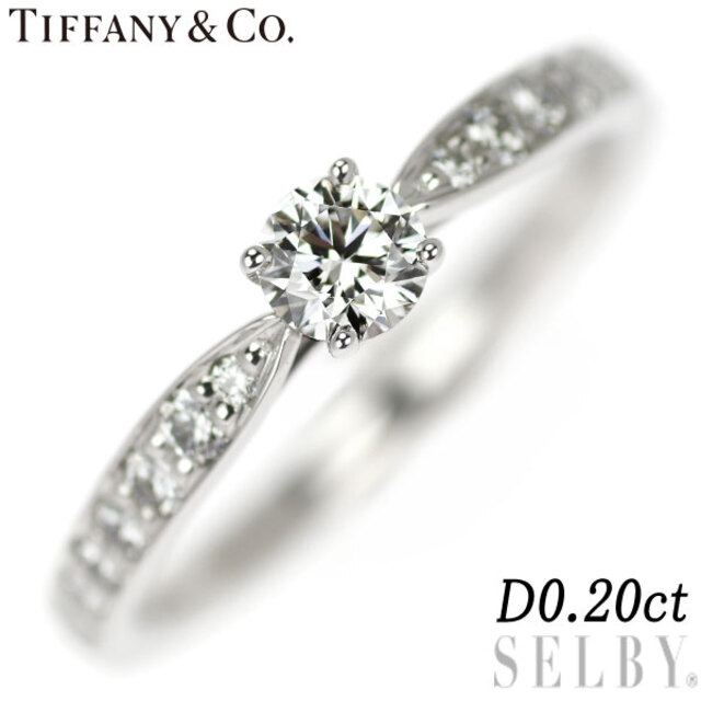 流行 Tiffany ハーモニー 0.20ct リング ダイヤモンド Pt950