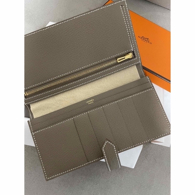 HERMES べアン　スフレ　エトゥープ　ゴールド金具　2/28までの出品 1