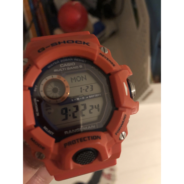 G-SHOCK(ジーショック)のRANGEMAN GW-9400FBJ-4JR/レンジマン神戸市消防局 メンズの時計(腕時計(デジタル))の商品写真
