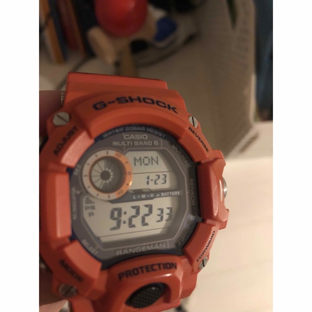 G-SHOCK(ジーショック)のRANGEMAN GW-9400FBJ-4JR/レンジマン神戸市消防局 メンズの時計(腕時計(デジタル))の商品写真