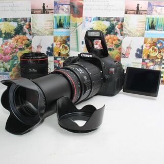 カメラ デジタルカメラ Canon - ❤️新品カメラバック付❤️Canon EOS kiss x5 超望遠ダブル 