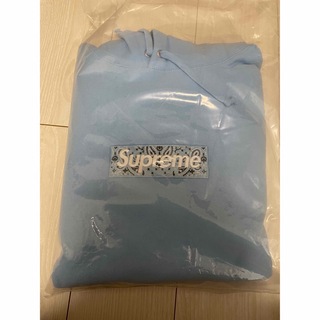 シュプリーム(Supreme)のSupreme バンダナBox Logo Hooded XL ブルー(パーカー)