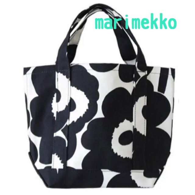 marimekko(マリメッコ)の新品　marimekko  トート　セイディ　ブラック　マリメッコ　ウニッコ　黒 レディースのバッグ(トートバッグ)の商品写真