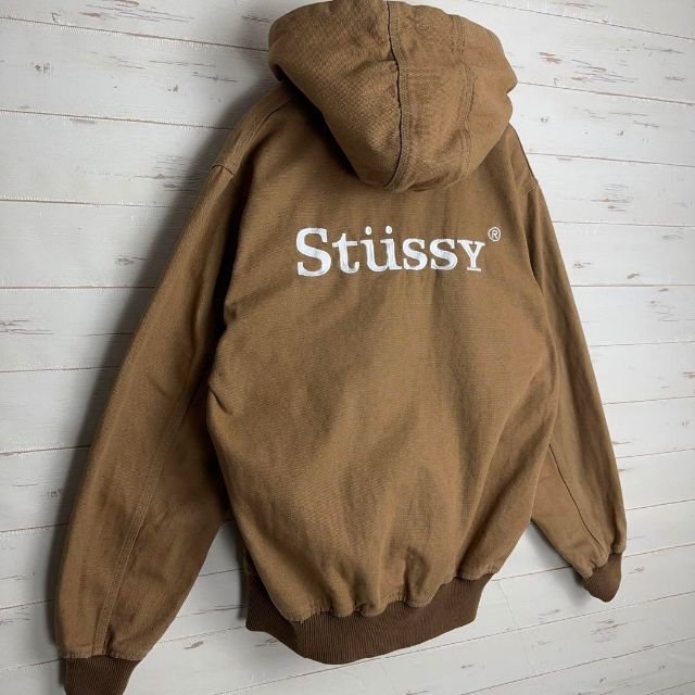 STUSSY   《入手困難》ステューシーアクティブジャケット 資産ロゴ