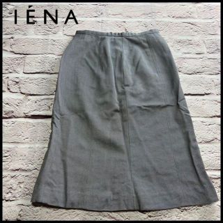 イエナ(IENA)のIENA　イエナ　ミニスカート　膝丈　タイト　ストレッチ　デザイン【38】(ひざ丈スカート)