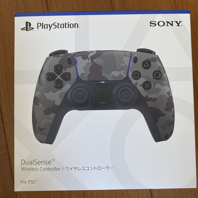 新品未開封 グレー カモ PS5 純正 コントローラー | フリマアプリ ラクマ