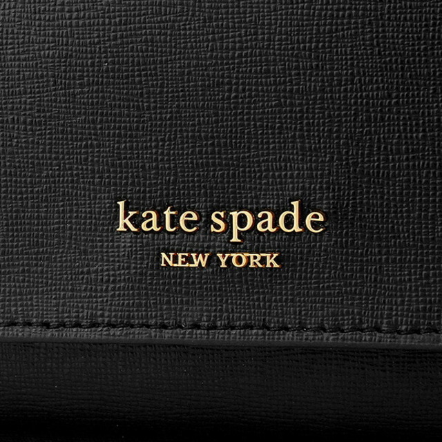 kate spade new york(ケイトスペードニューヨーク)の新品 ケイトスペード kate spade 長財布 フラップ コンチネンタル ウォレット ブラック レディースのファッション小物(財布)の商品写真