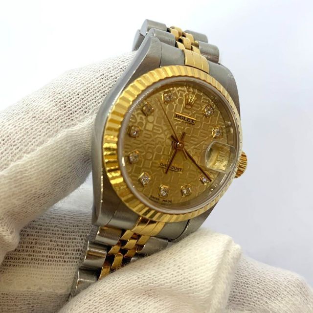 ROLEX(ロレックス)の【ROLEX】79173 デイトジャスト P番 ステンレス イエローゴールド レディースのファッション小物(腕時計)の商品写真