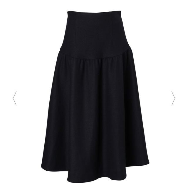 新品未着用！ボーダーズアットバルコニー　FLARE WOOL SKIRT 36