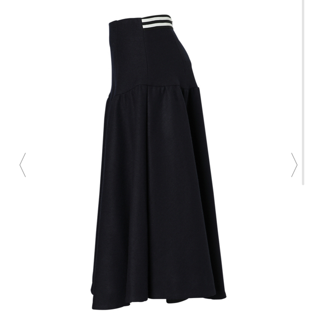 新品未着用！ボーダーズアットバルコニー　FLARE WOOL SKIRT 36