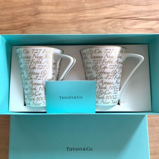 ティファニー(Tiffany & Co.)の【TIFFANY&Co.】ティファニー ノーツ ペアマグカップ(グラス/カップ)