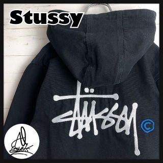 【希少品】STUSSY  刺繍ブランドロゴ アクティブジャケット 迷彩  美品