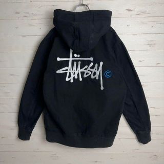 【希少デザイン】STUSSY☆両面刺繍ロゴ　デカロゴ　ダックアクティブジャケット