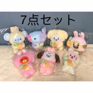 ビーティーイシビル(BT21)のBT21 Sサイズ RABBIT たっとん ぬいぐるみ 7点セット コンプリート(ぬいぐるみ)