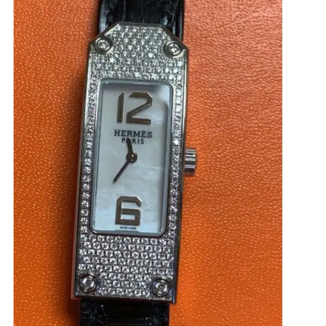 海外最新 Hermes - ダイヤ クロコバンド 追加画像 エルメスケリー2 腕時計