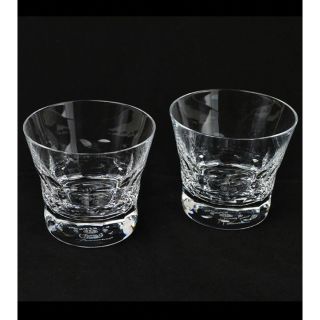 バカラ(Baccarat)の新品☆未使用 Baccarat ロックグラス ペア 2点セット(グラス/カップ)