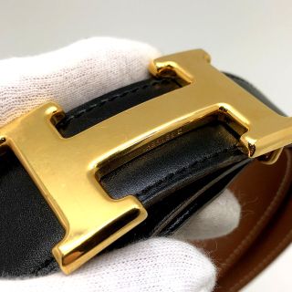 どうぞ宜しくお願いします美品 HERMES エルメス コンスタンス 〇Z刻印 H ベルト 60