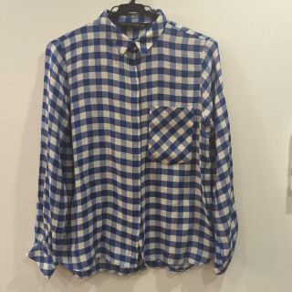 ザラ(ZARA)の【美品】ZARA ザラ ギンガムチェックブラウス(シャツ/ブラウス(長袖/七分))