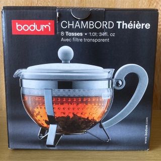 ボダム(bodum)のbodum CHAMBORD ティーポット　1000ml  ブラック　未使用品(調理道具/製菓道具)