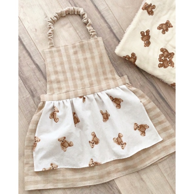 セットアップ ハンドメイド フリル エプロン♡ ファッション雑貨