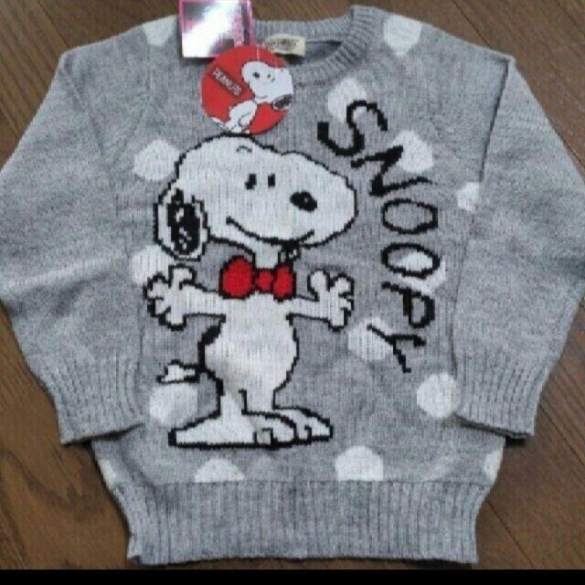 SNOOPY(スヌーピー)の◯セーター キッズ/ベビー/マタニティのキッズ服女の子用(90cm~)(ニット)の商品写真