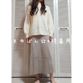 ハニーズ(HONEYS)の数回着用♡ハニーズのケーブルニット ホワイト(ニット/セーター)