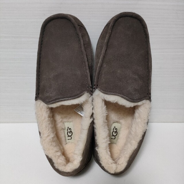 UGG アグ アスコット スリッポン ブラウン US8(26cm)