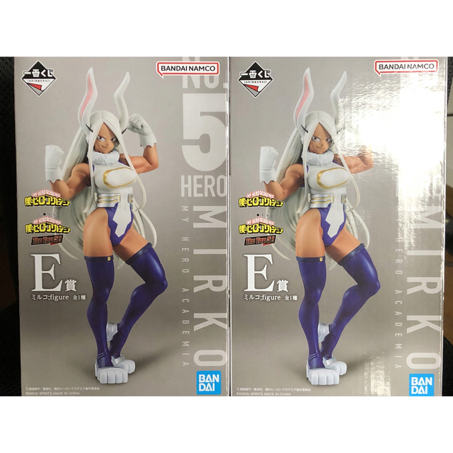 僕のヒーローアカデミア The Top 5！E賞ミルコ;figure 2個セットフィギュア