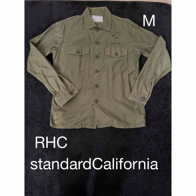 RHC×スタンダードカリフォルニア×ミッキー ミリタリーシャツ