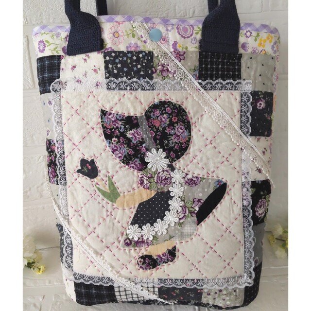 専用 スーちゃん ビリー ハンドメイド パッチワーク 肩掛け大きめ ...