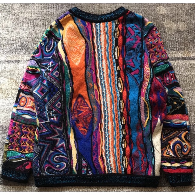 定期入れの ニット クージー 圧巻のデザイン 芸術 芸術 90´s セーター