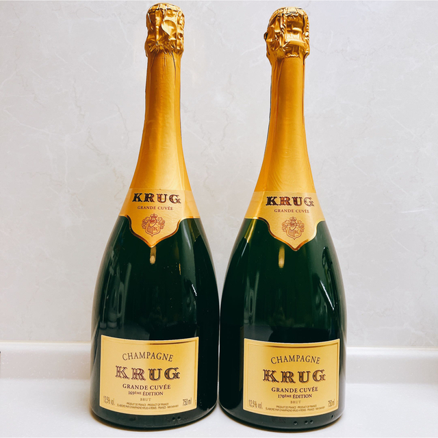 品質が完璧 - Krug KRUG 2本セット 750ml シャンパン/スパークリング