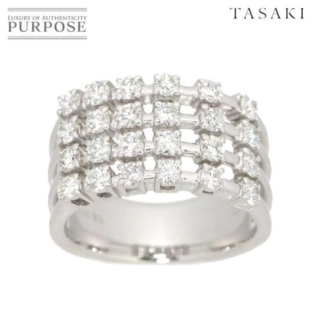TASAKI - タサキ TASAKI 11号 リング ダイヤ 0.98ct K18 WG ホワイトゴールド 750 指輪  田崎真珠 VLP 90177948