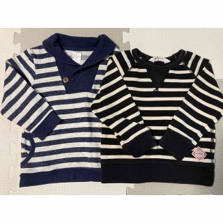 エイチアンドエム(H&M)の《値下げ》H&M トレーナー　92㎝　2枚　まとめ売り(Tシャツ/カットソー)