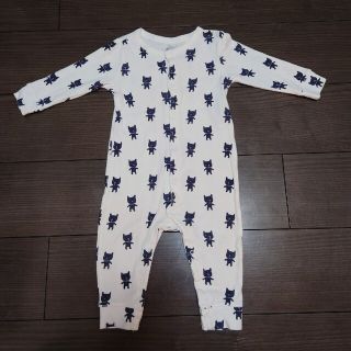 ベビーギャップ(babyGAP)のベビーギャップ　クマ柄　ベビー　ロンパース　カバーオール(ロンパース)